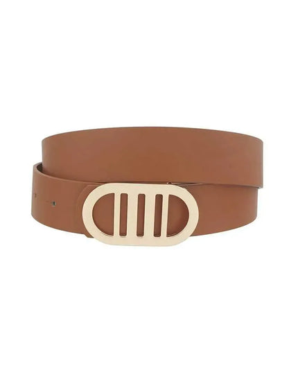 Modern Gridded Oval Standard Belt - ShopEasier