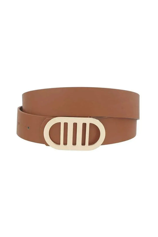 Modern Gridded Oval Standard Belt - ShopEasier