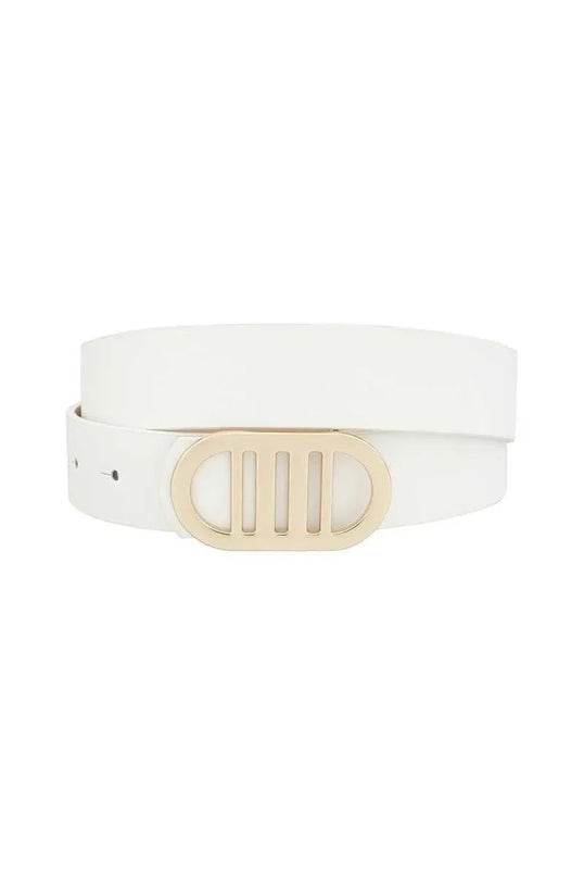 Modern Gridded Oval Standard Belt - ShopEasier