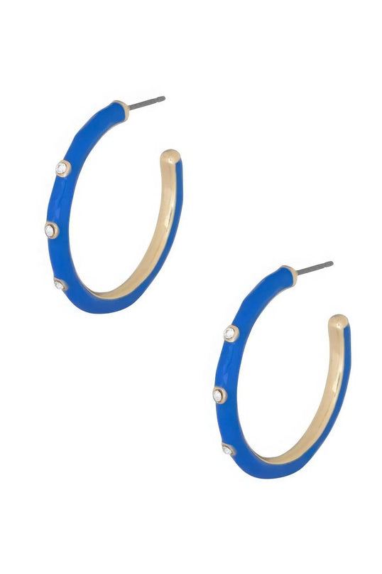 Color Metal Hoop Earring - ShopEasier