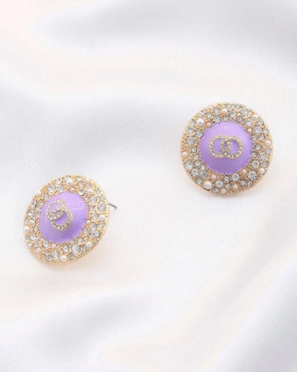 Double Circle Round Metal Earring - ShopEasier