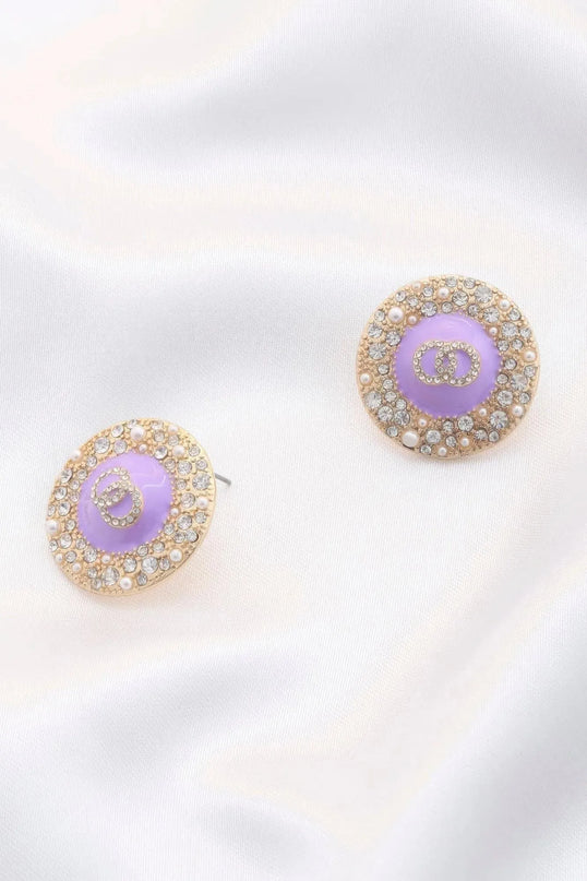 Double Circle Round Metal Earring - ShopEasier