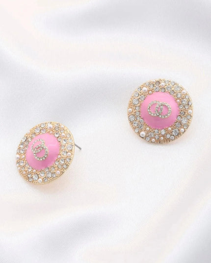 Double Circle Round Metal Earring - ShopEasier