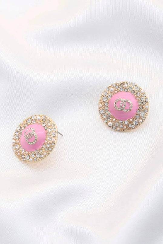 Double Circle Round Metal Earring - ShopEasier