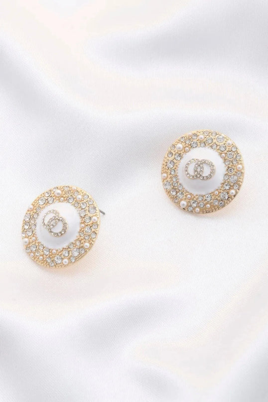 Double Circle Round Metal Earring - ShopEasier