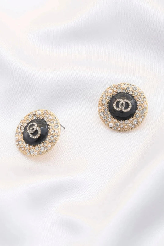 Double Circle Round Metal Earring - ShopEasier