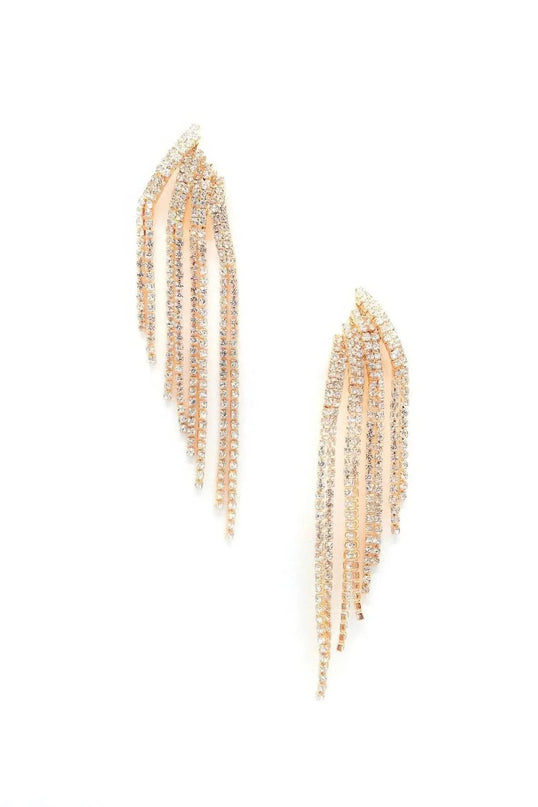 Rhinestone Dangle Earring - ShopEasier