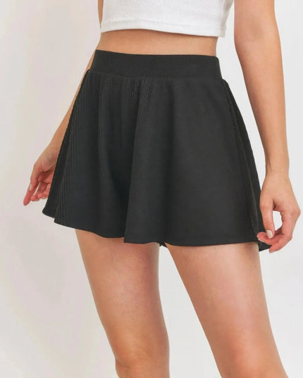 Flounce Shorts Micro Waffle - ShopEasier