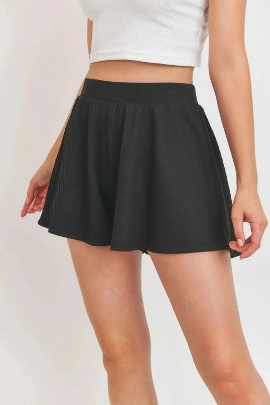 Flounce Shorts Micro Waffle - ShopEasier