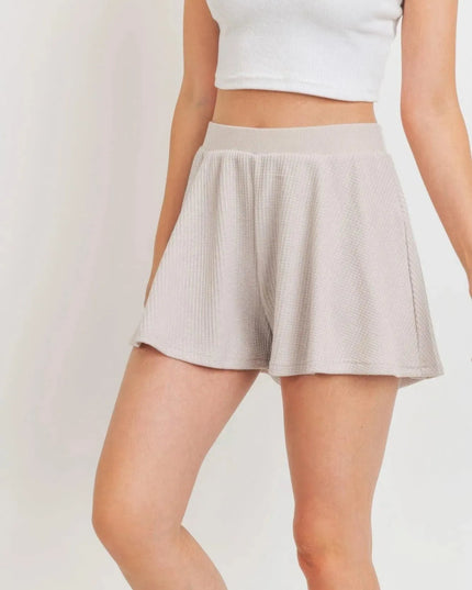 Flounce Shorts Micro Waffle - ShopEasier