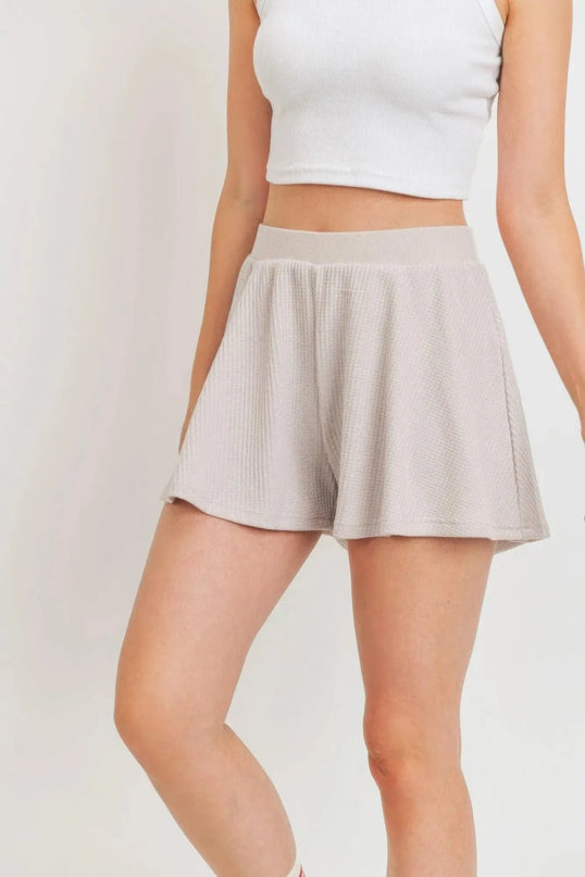 Flounce Shorts Micro Waffle - ShopEasier