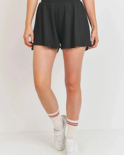 Flounce Shorts Micro Waffle - ShopEasier