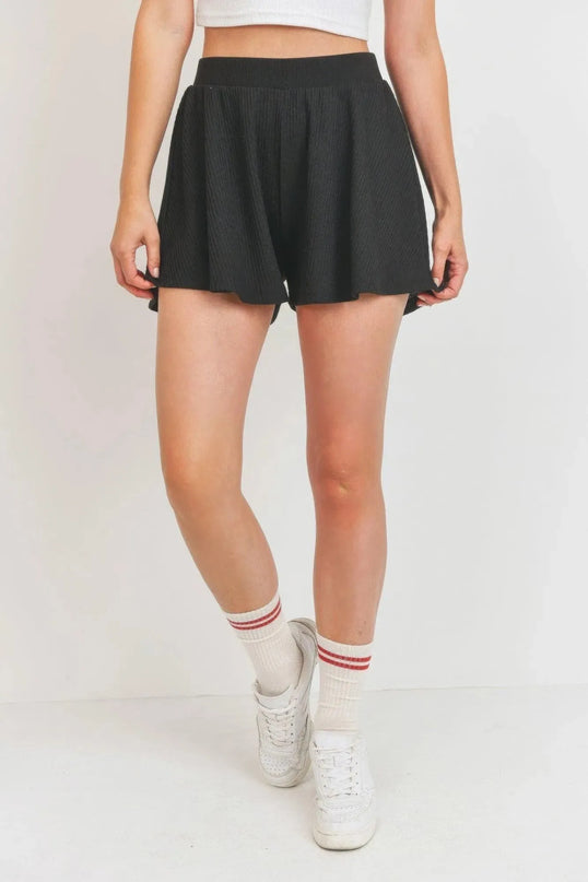 Flounce Shorts Micro Waffle - ShopEasier