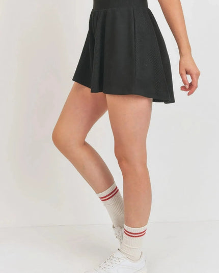 Flounce Shorts Micro Waffle - ShopEasier