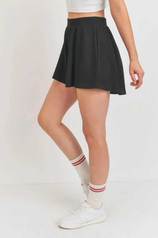 Flounce Shorts Micro Waffle - ShopEasier