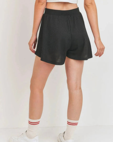 Flounce Shorts Micro Waffle - ShopEasier