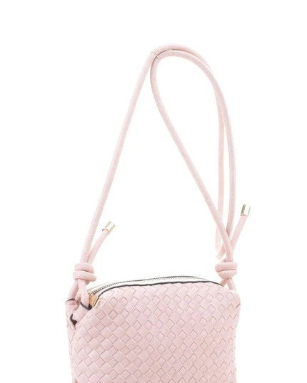 Braid Texture Zipper Crossbody Bag - ShopEasier