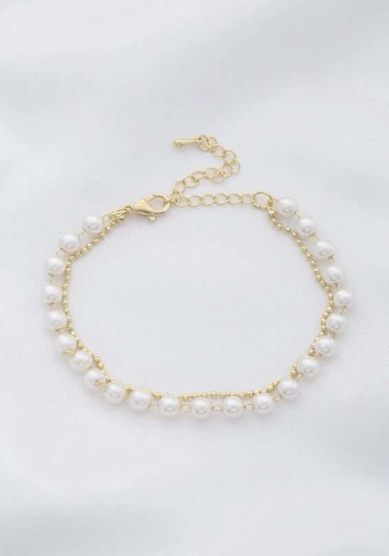 Sodajo pearl bead bracelet - ShopEasier