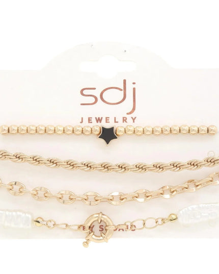 Sodajo Star Beaded Bracelet Set - ShopEasier