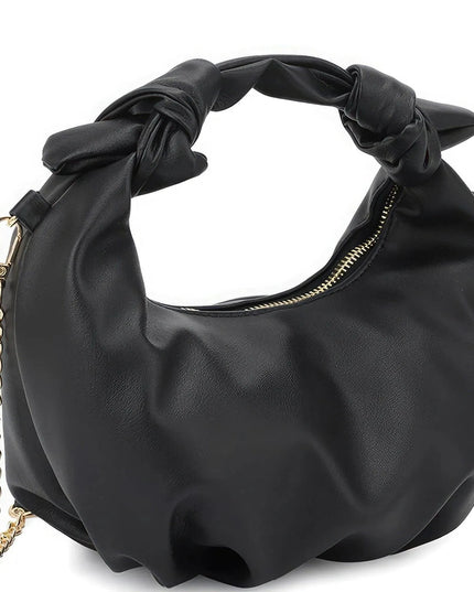 Smooth Round Handle Zipper Bag - ShopEasier