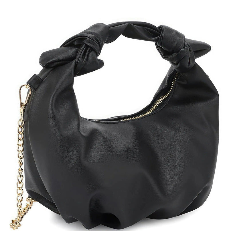 Smooth Round Handle Zipper Bag - ShopEasier