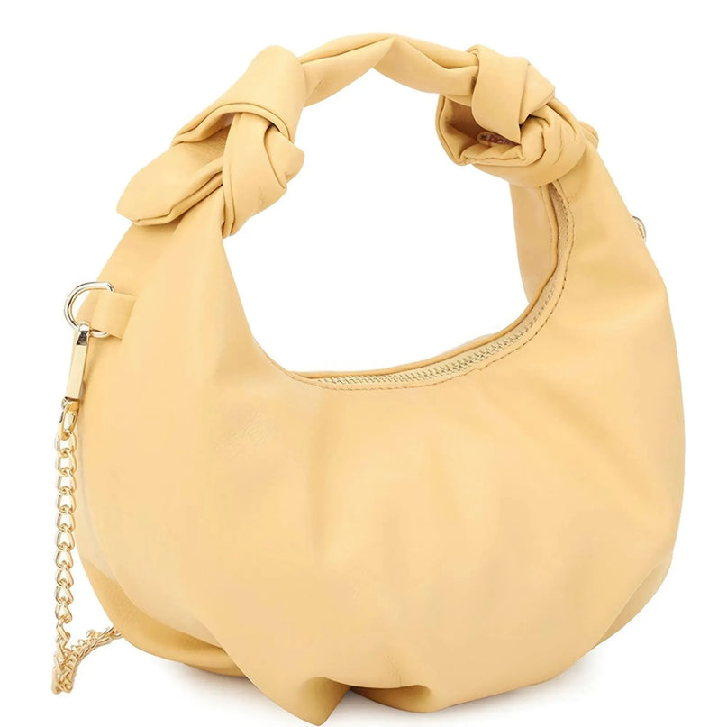 Smooth Round Handle Zipper Bag - ShopEasier