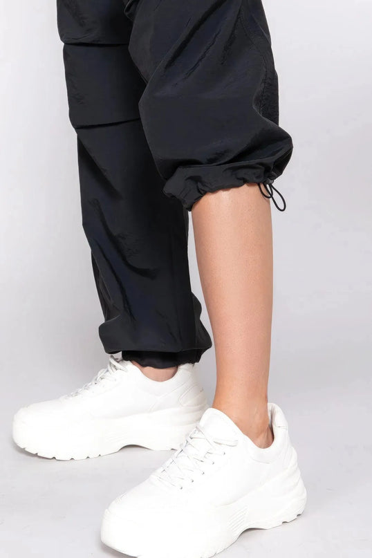 Waist Elastic Parachute Pants - ShopEasier