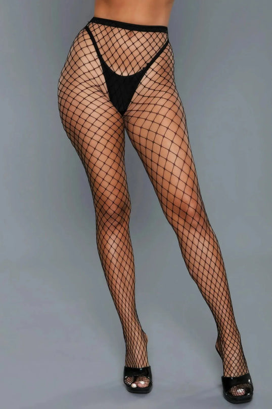 Oversized Fishnet Pantyhose. (thong Not Included) - ShopEasier