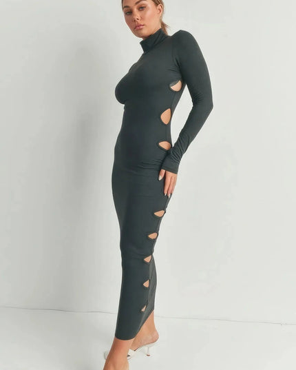 Cutout Detail Maxi Dress - ShopEasier