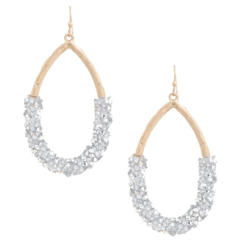 Elegant Beaded Teardrop Dangle Earrings - ShopEasier