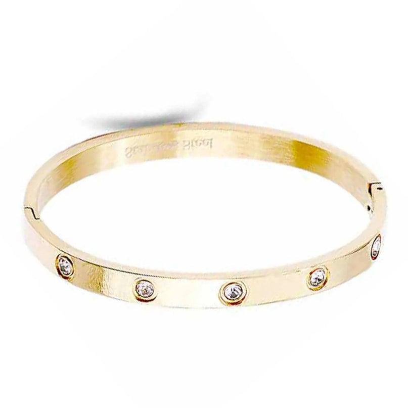 Stainless Steel Cubic Metal Bracelet - ShopEasier