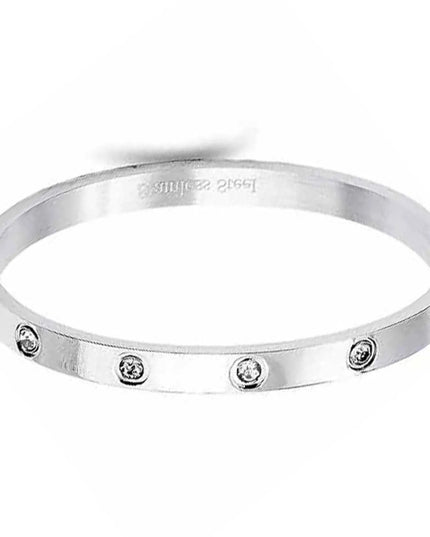 Stainless Steel Cubic Metal Bracelet - ShopEasier