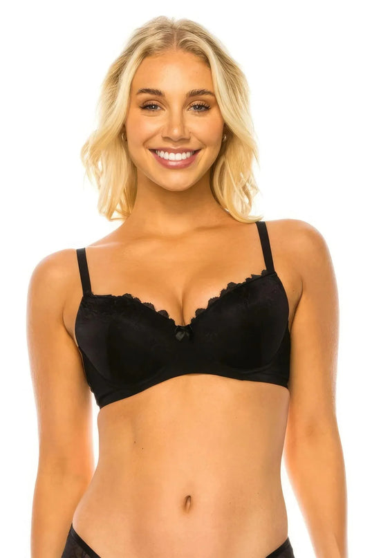 Floral Lace Bra - ShopEasier