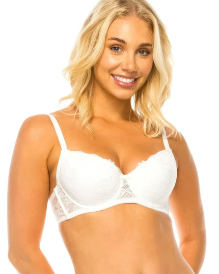 Floral Lace Bra - ShopEasier