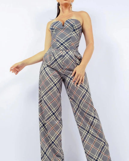 Bustier Top & Wide Pants Set - ShopEasier