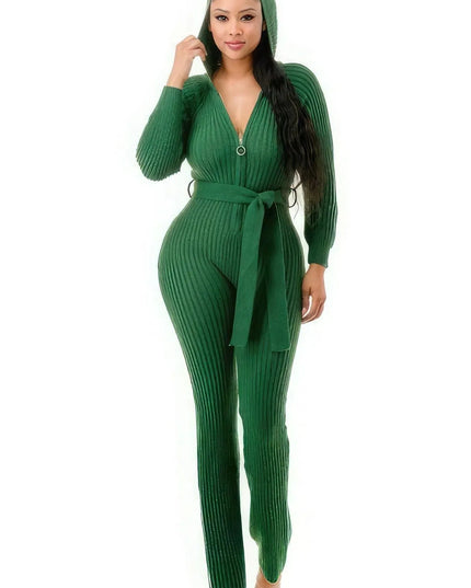 Monroe Hooded Jumpsuit - ShopEasier