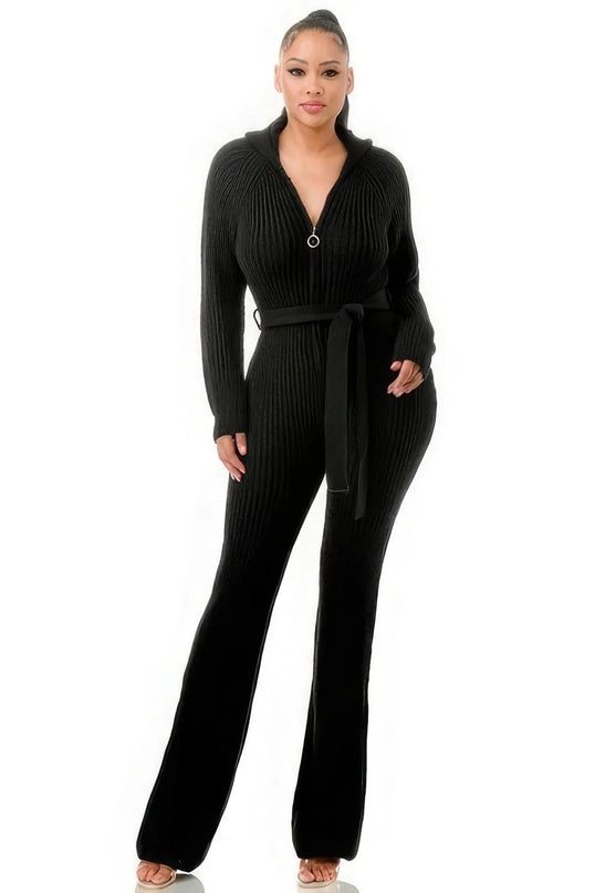 Monroe Hooded Jumpsuit - ShopEasier