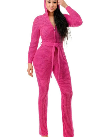 Monroe Hooded Jumpsuit - ShopEasier