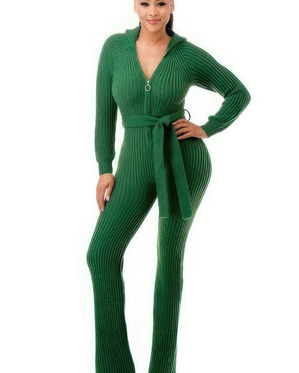 Monroe Hooded Jumpsuit - ShopEasier