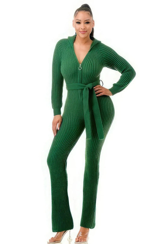 Monroe Hooded Jumpsuit - ShopEasier