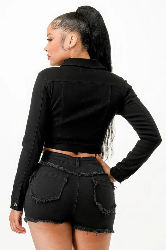 Super Stretchy Cropped Jacket - ShopEasier