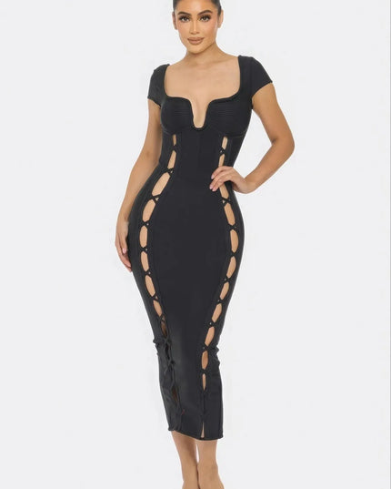 Bandage Midi Dress - ShopEasier