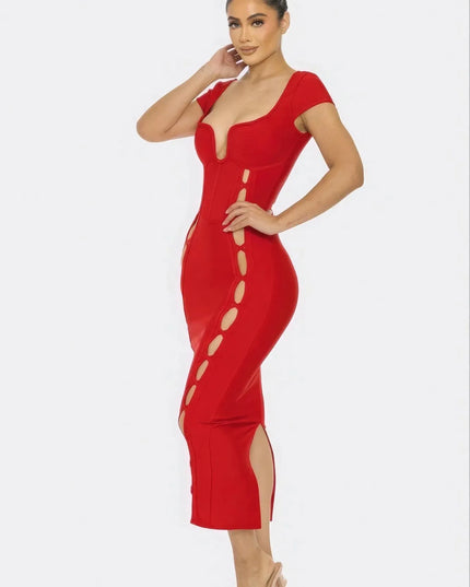 Bandage Midi Dress - ShopEasier