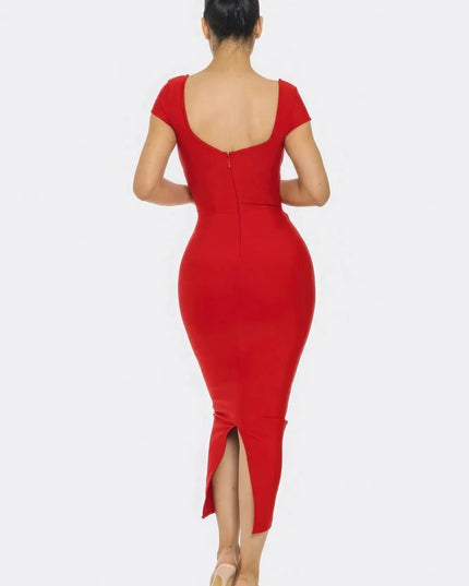 Bandage Midi Dress - ShopEasier