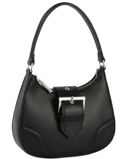 Fashion Buckle Curve Handle Shoulder Bag - ShopEasier