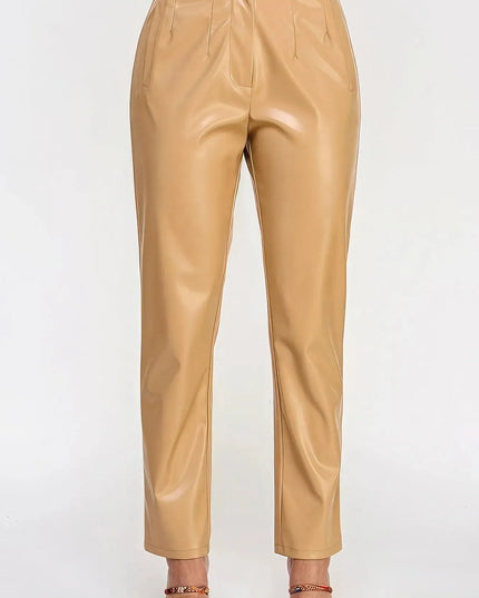 Faux Leather Pants - ShopEasier