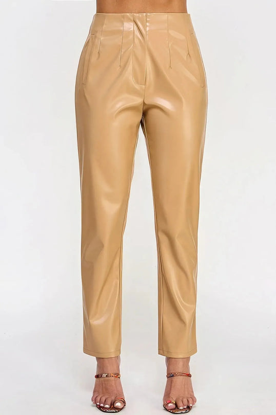 Faux Leather Pants - ShopEasier