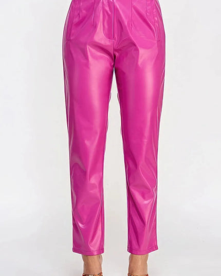 Faux Leather Pants - ShopEasier