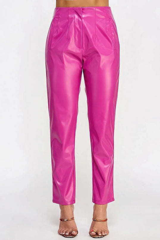 Faux Leather Pants - ShopEasier