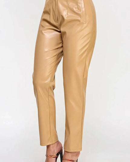 Faux Leather Pants - ShopEasier